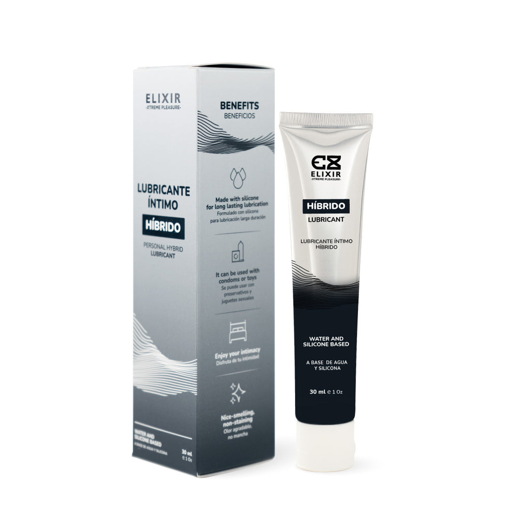 Lubricante Íntimo Híbrido Elixir 30 ml – Base Agua y Silicona