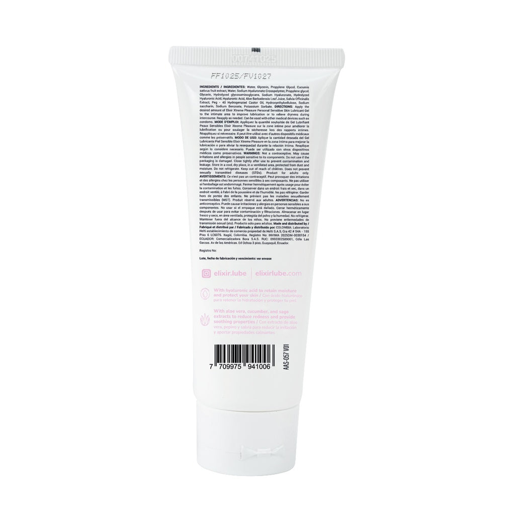 Lubricante Íntimo Piel Sensible de Elixir